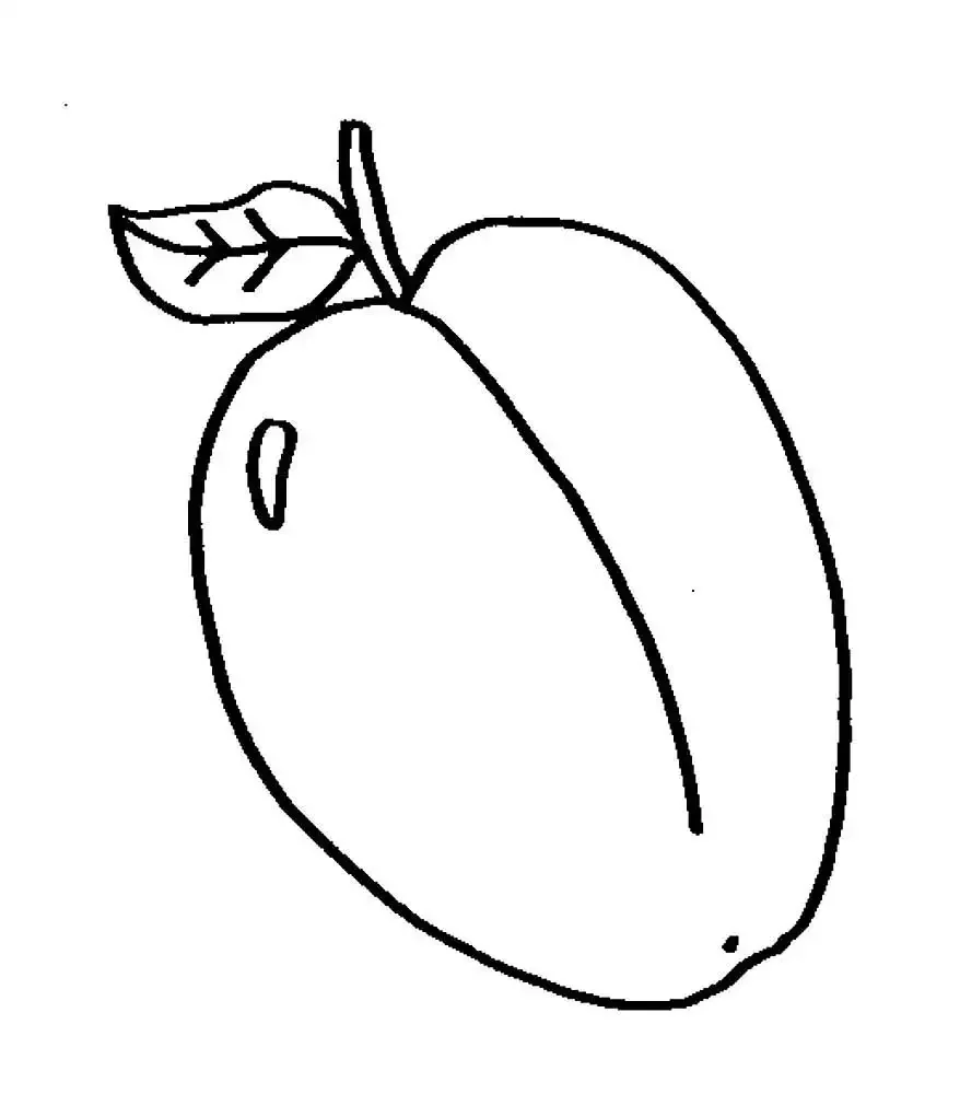 Фрукты. Раскраска