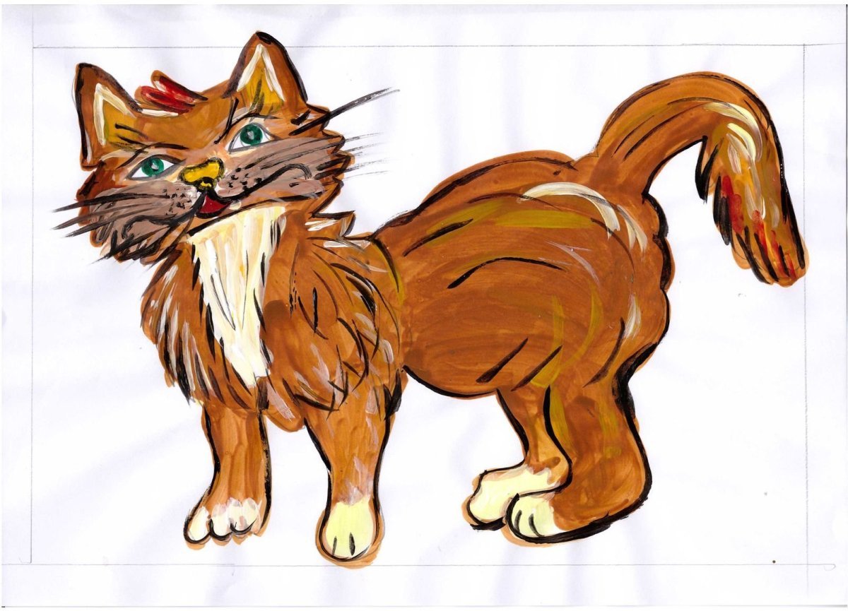 Иллюстрация к рассказу кот ворюга Паустовский