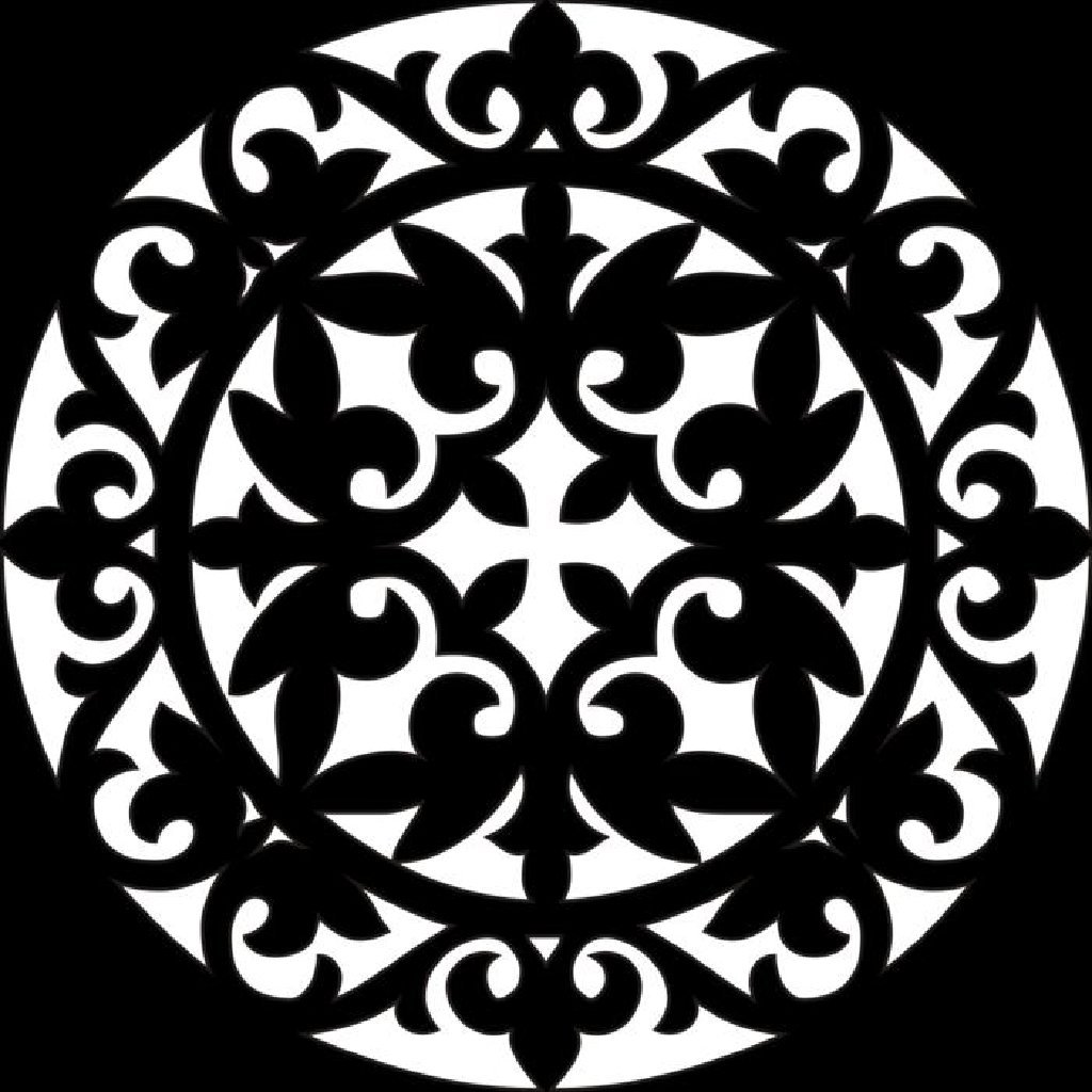 Круглый орнамент