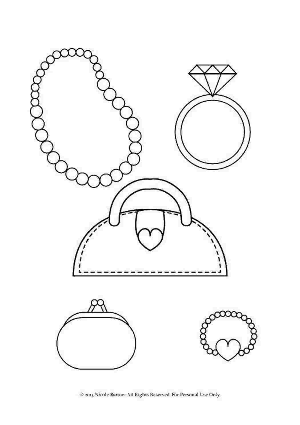 Раскраска украшения