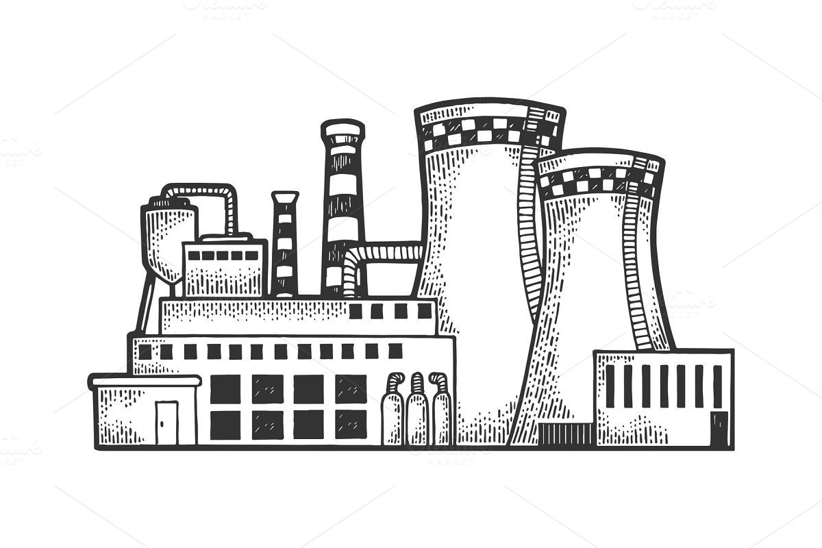 Раскраска АЭС