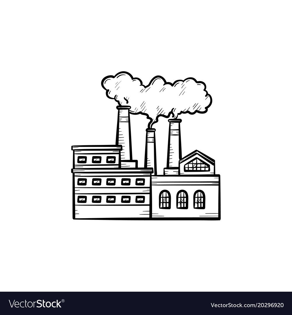 Завод раскраска для детей