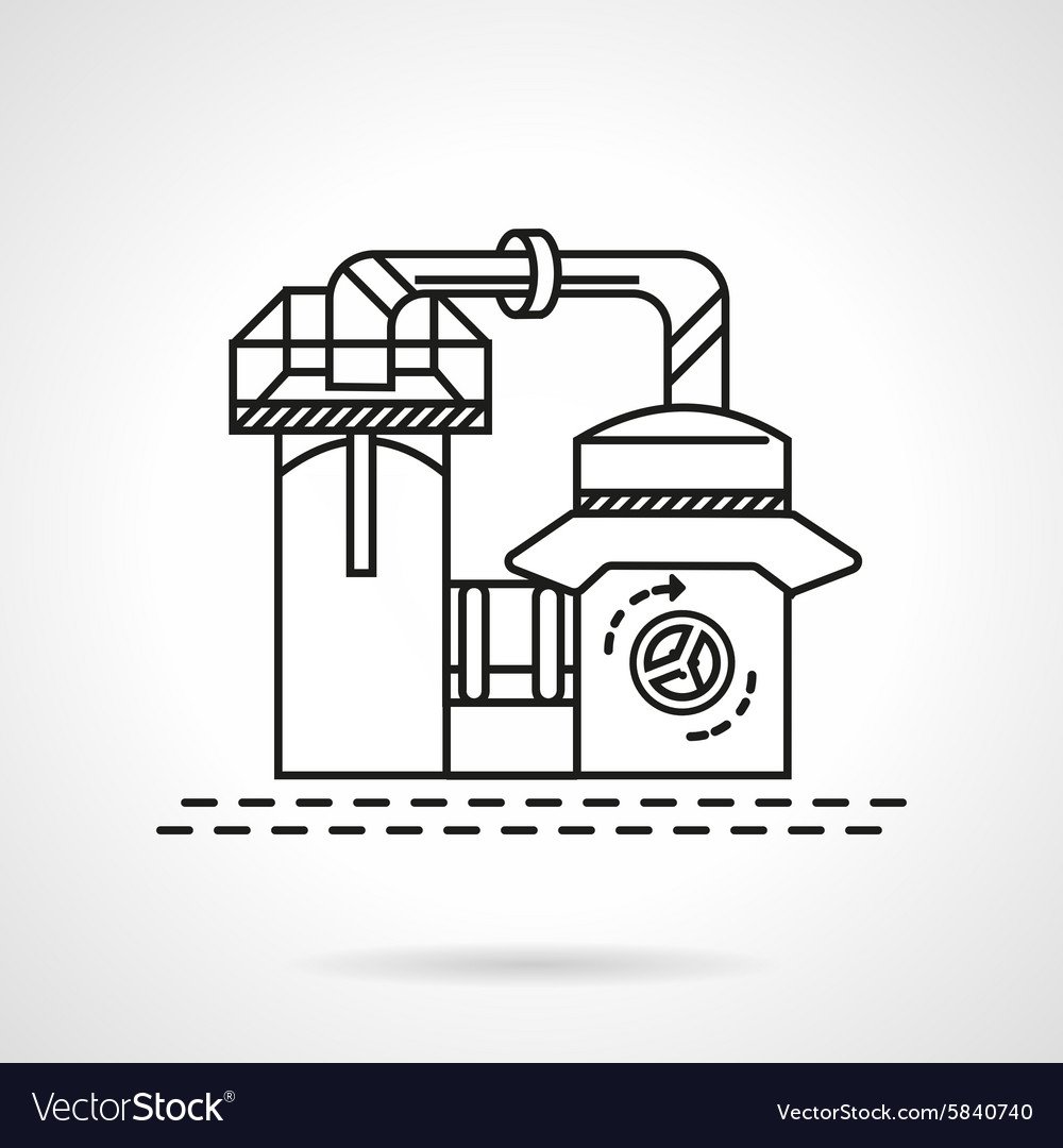 Раскраска завода с трубами