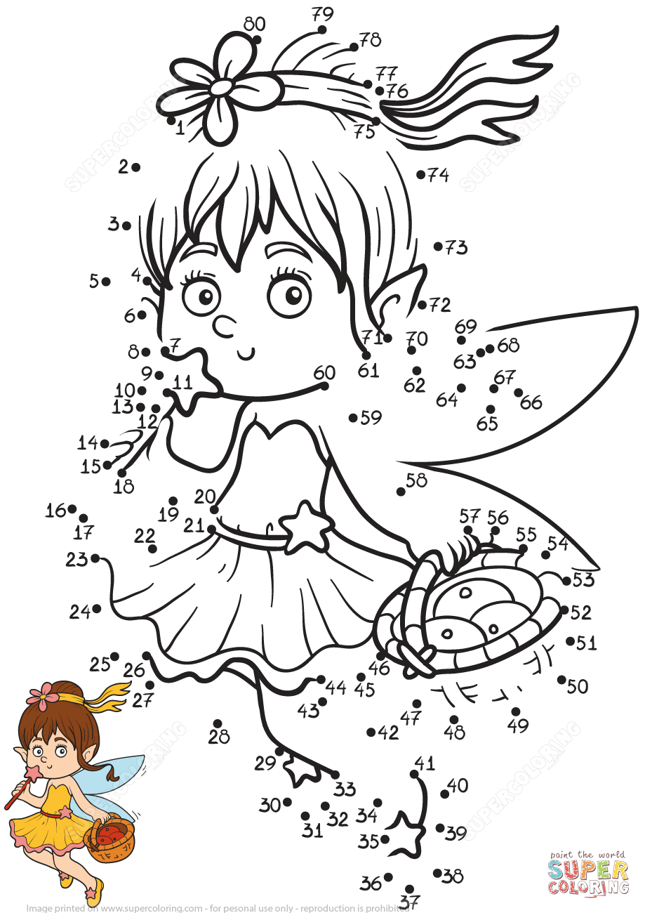 Раскраска по номерам принцессы