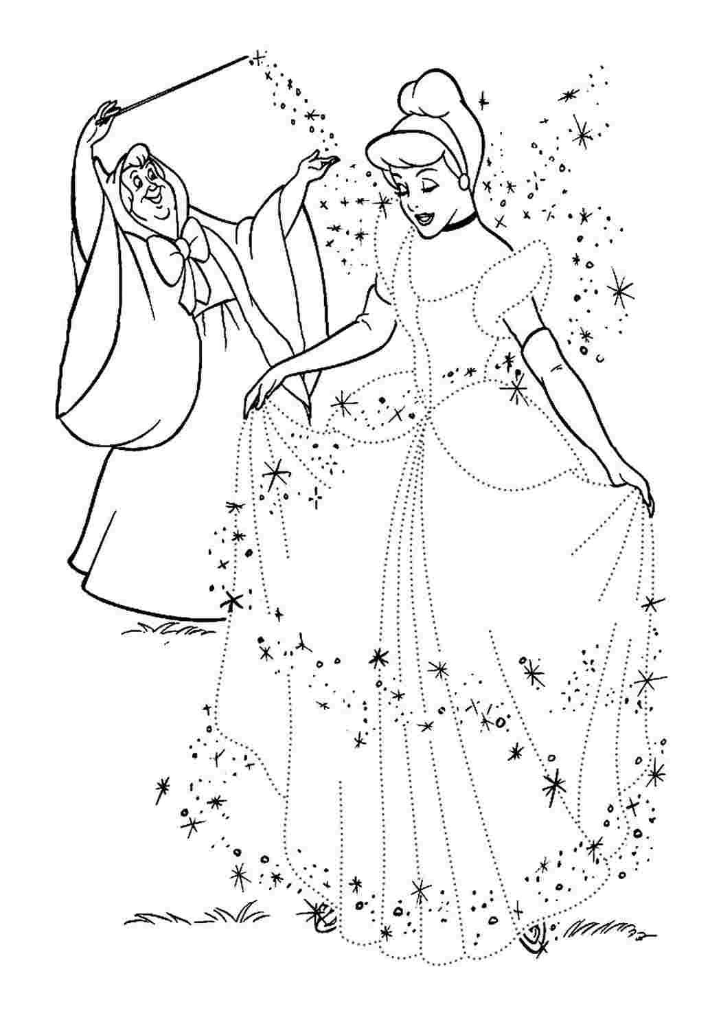 Рисование по точкам Барби