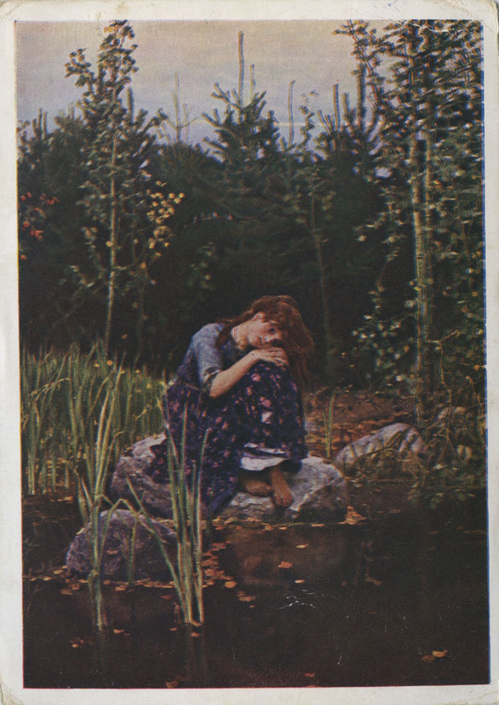 Алёнушка картина из сказки