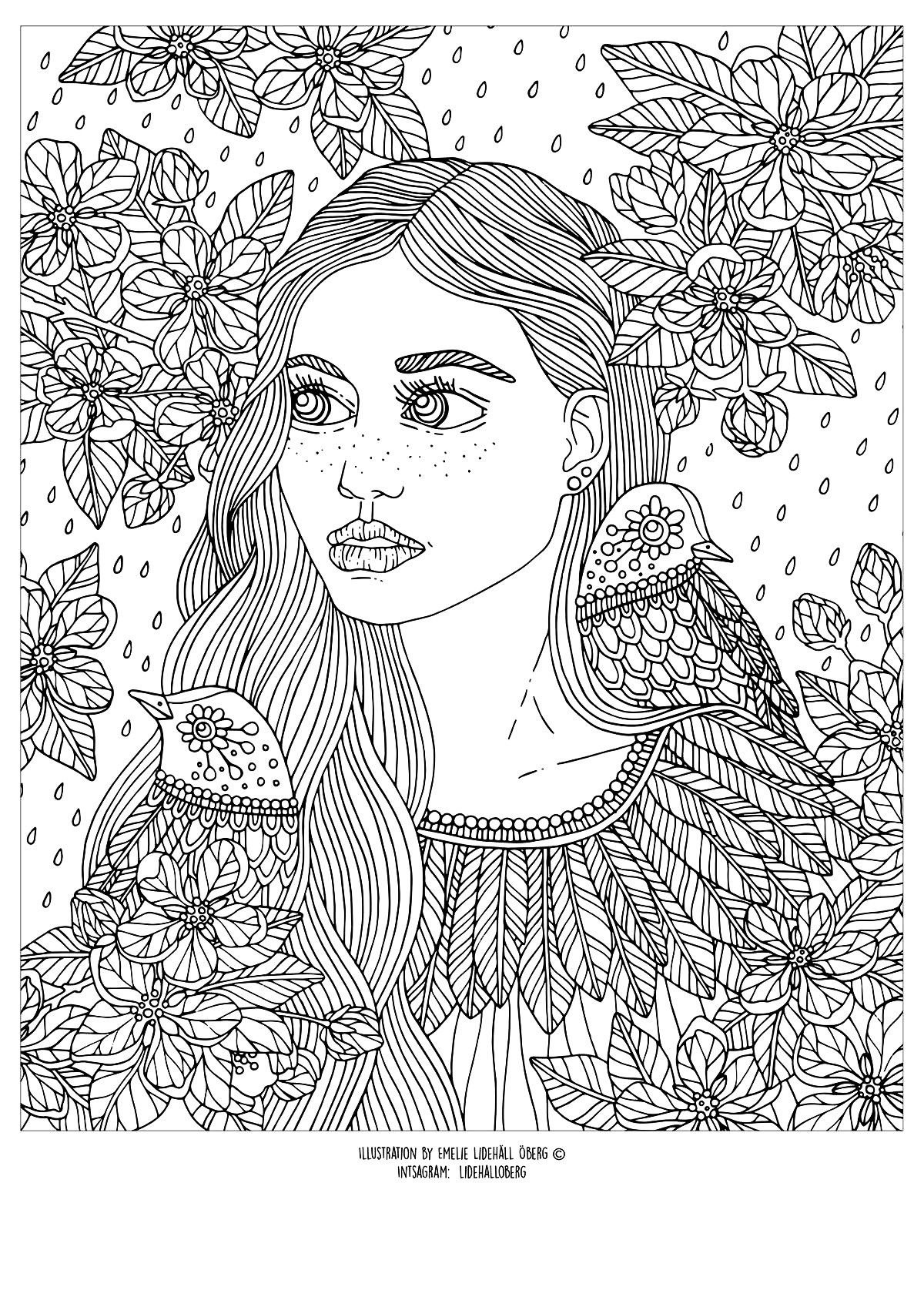 Раскраска антистресс Ханна Карлсон