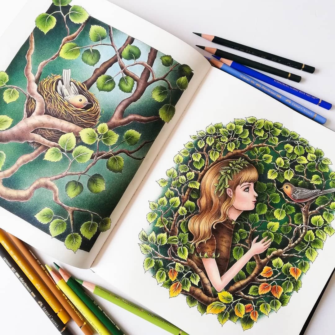 Мария тролле Цветочная магия как раскрашивать