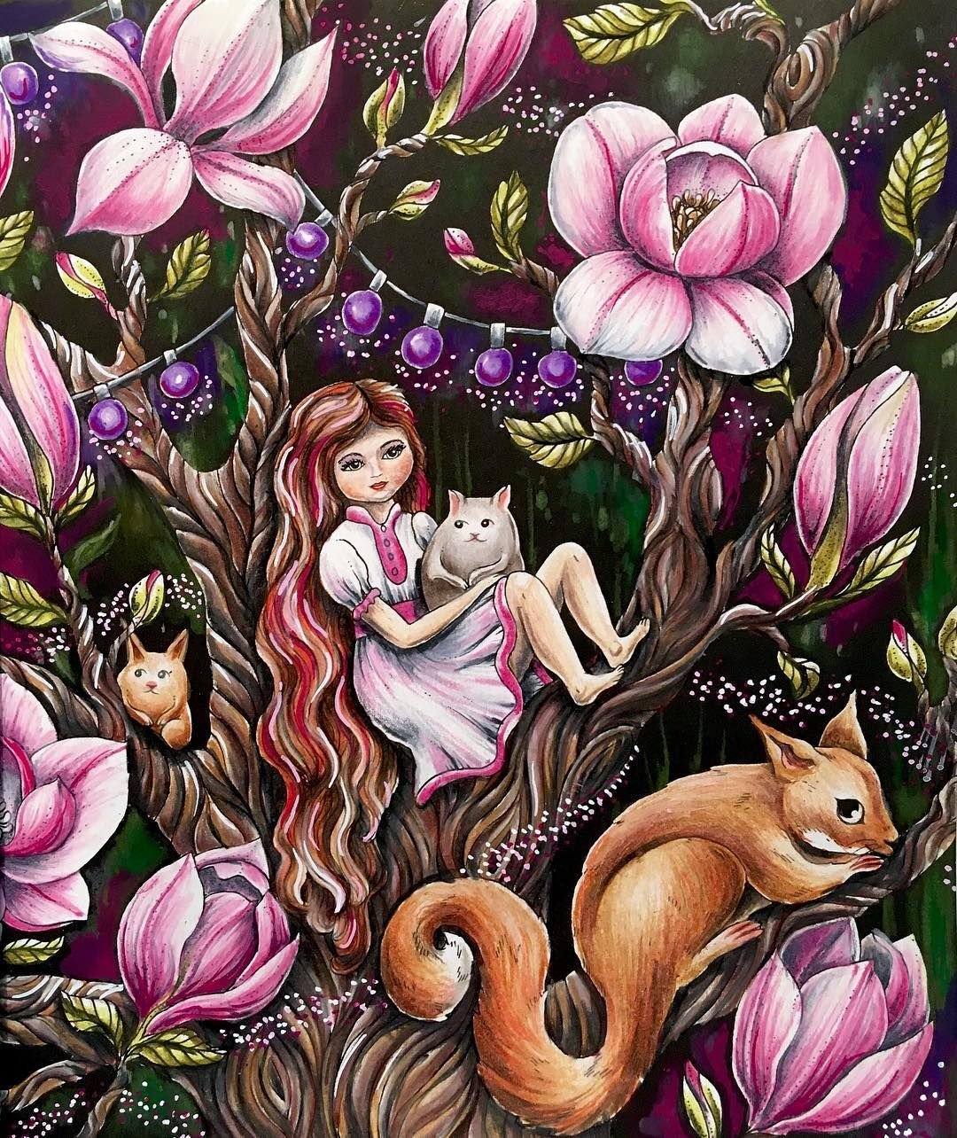 Раскрашенные картинки Мария тролле