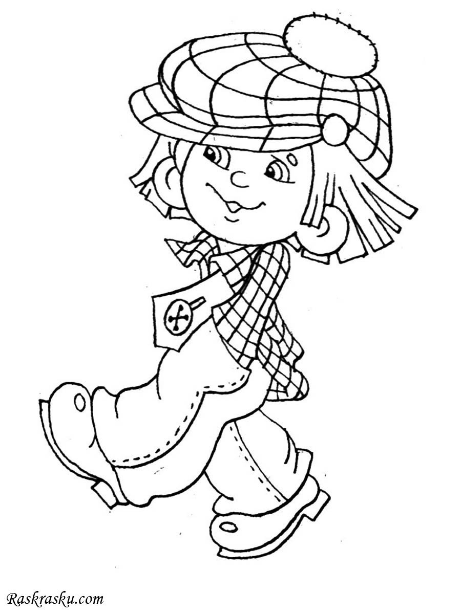 Бабуся с книжкой раскраска