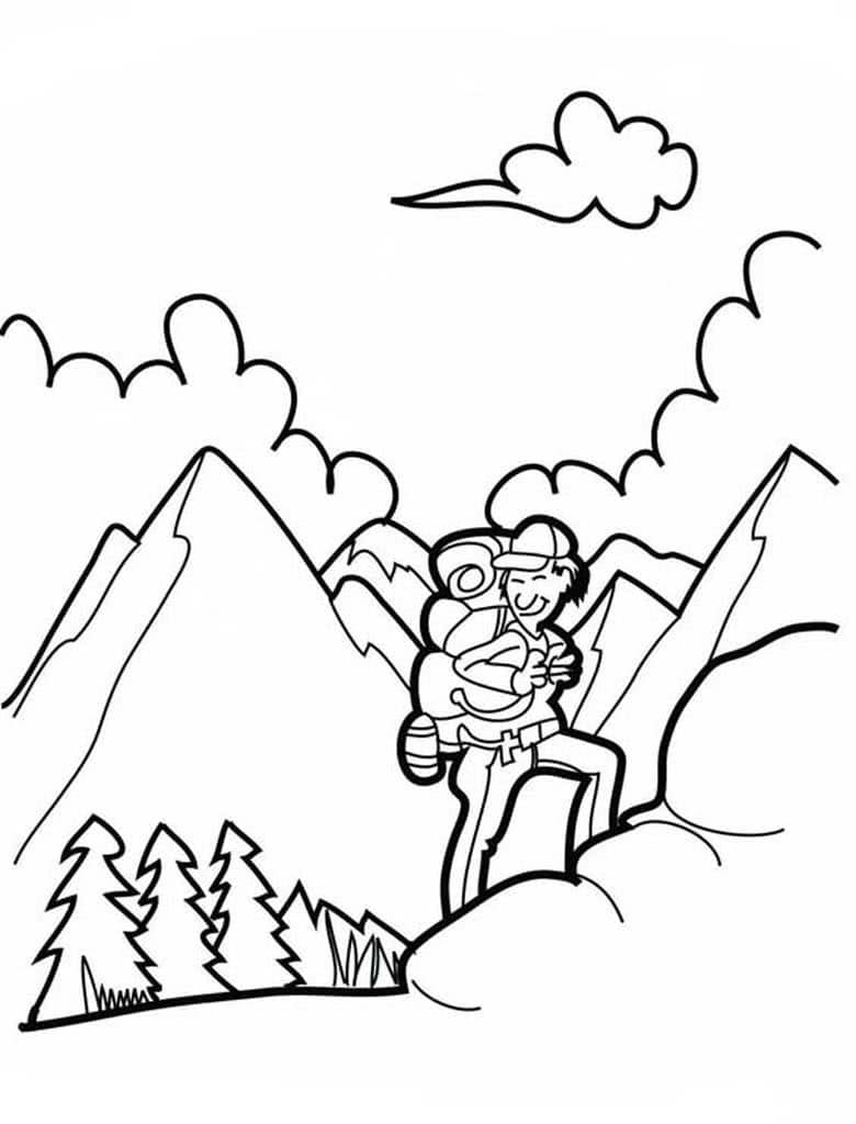 Раскраска поход