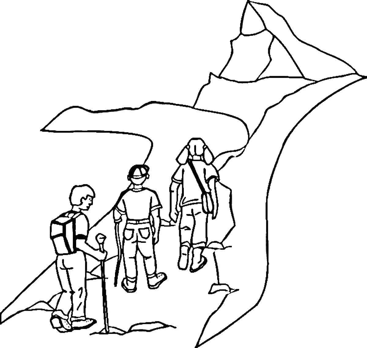 Раскраска поход
