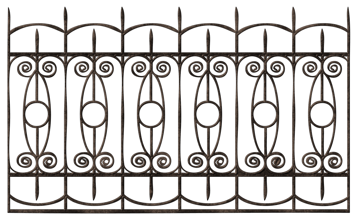 Оград узор чугунный