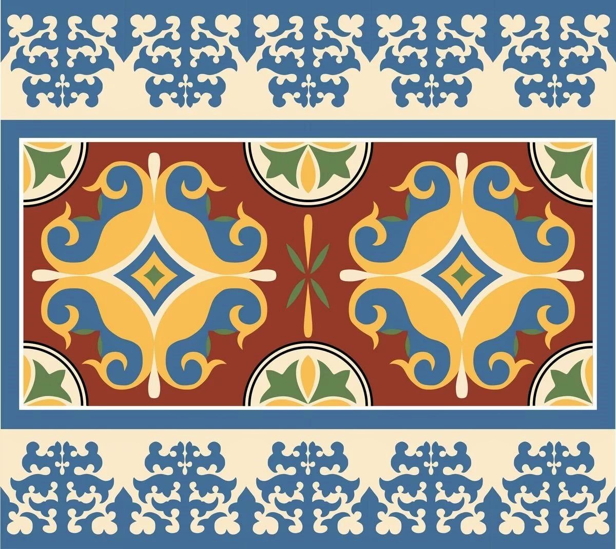 Орнамент Дагестана вектор