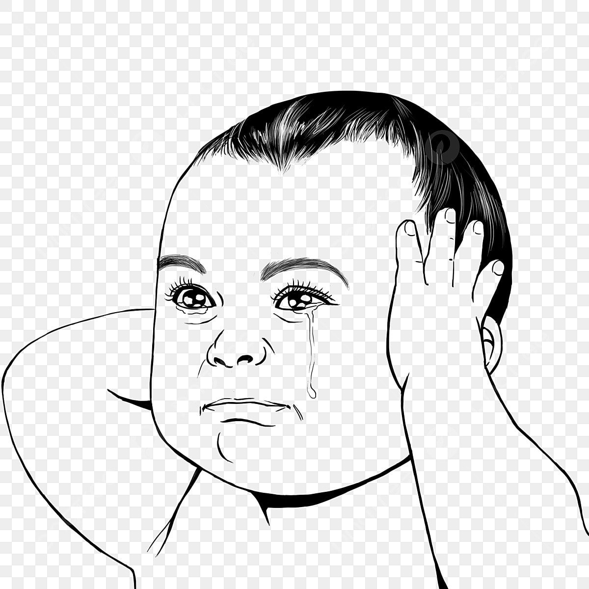 Грустный ребенок