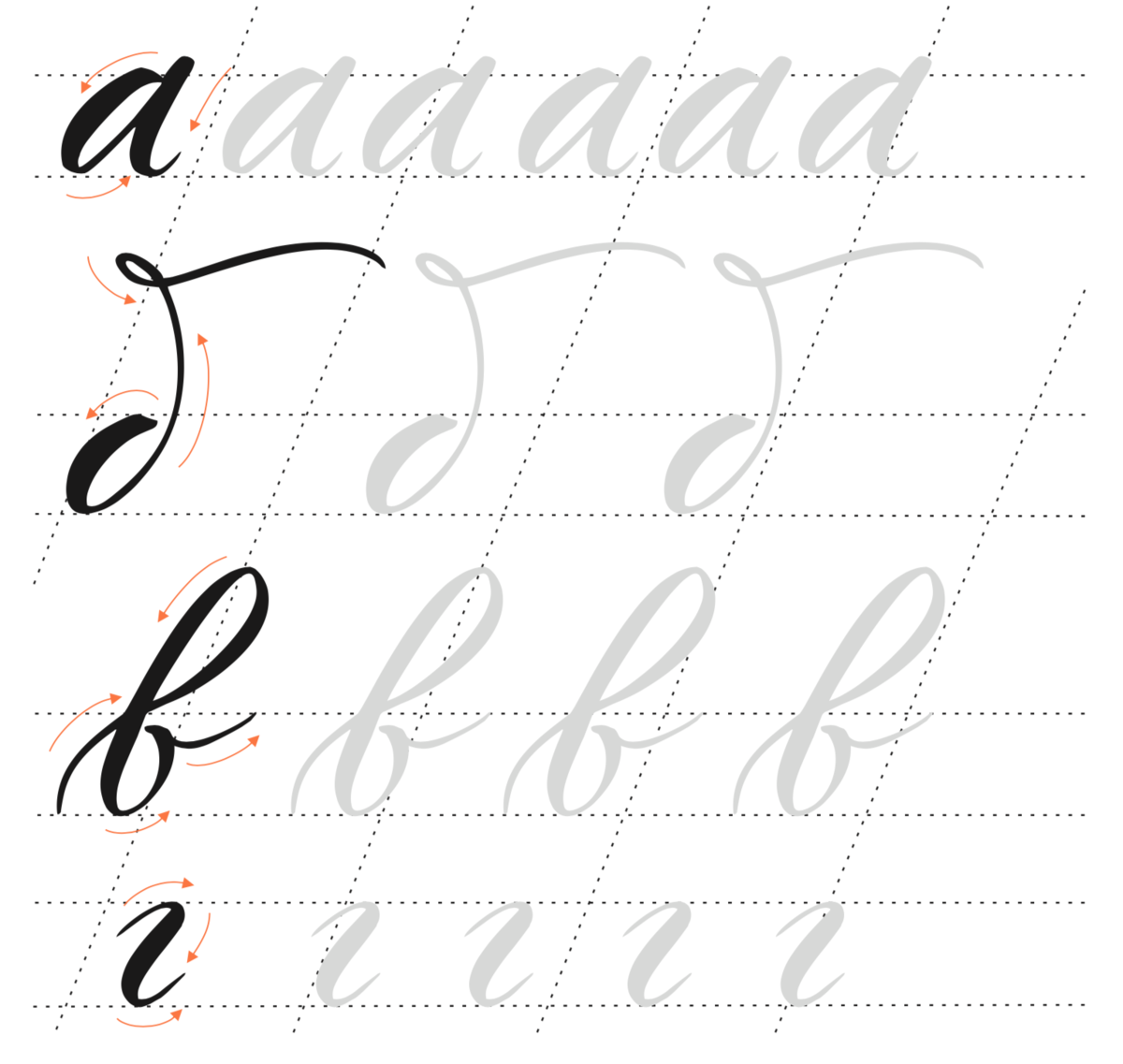 Прописи для каллиграфии и Леттеринга