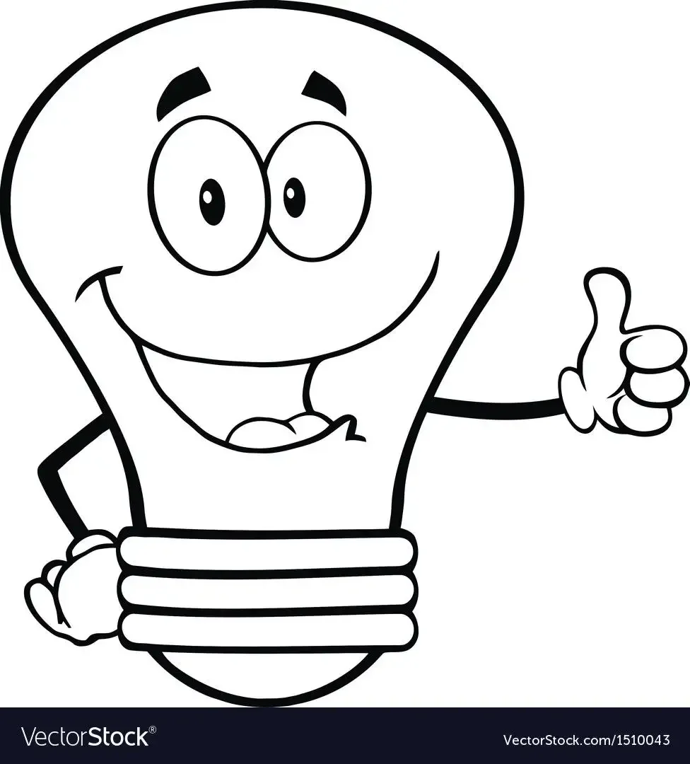 Карандаш с указкой раскраска