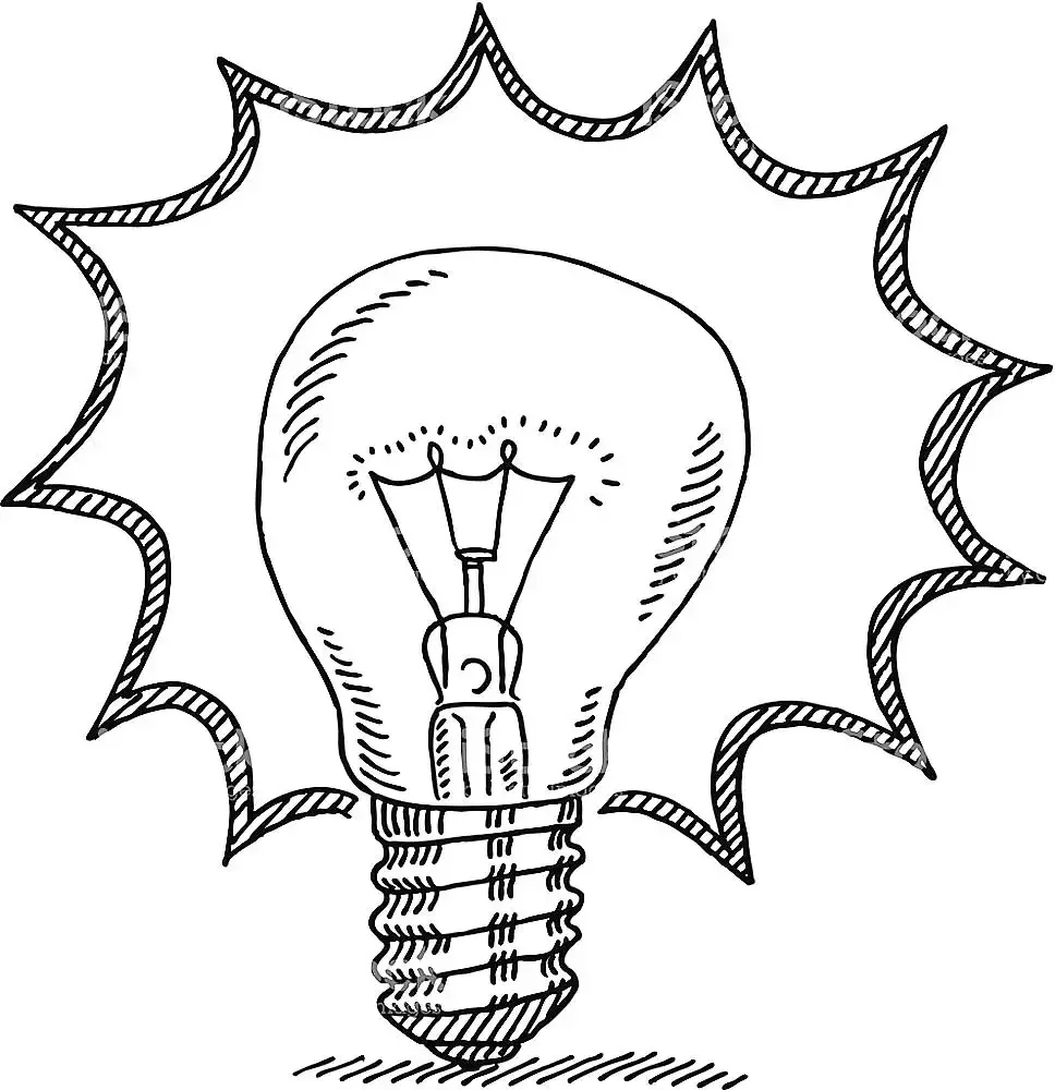 Лампочка с глазками