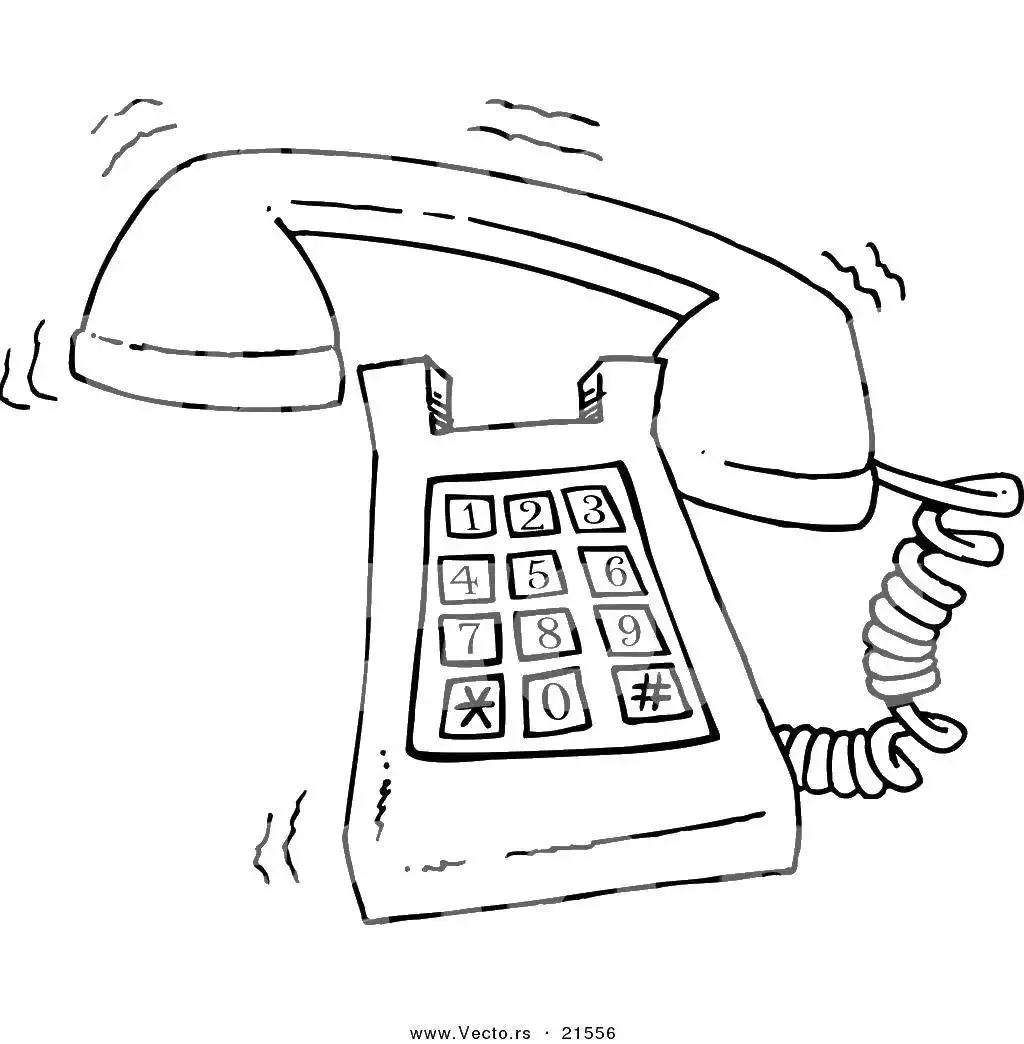 Раскраска телефон доверия для детей