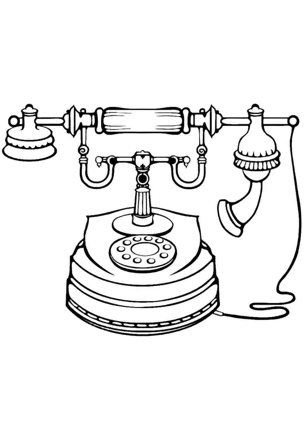 Телеграф раскраска