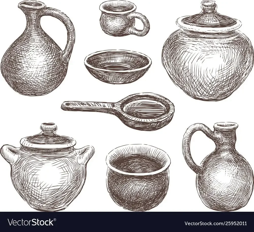 Домашняя утварь рисунок