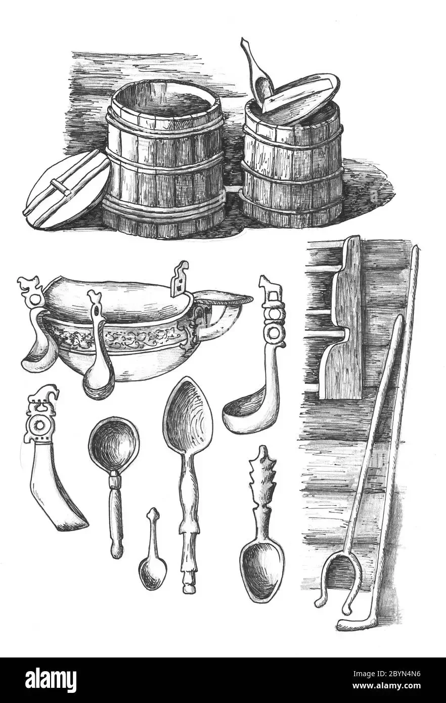 Старинные предметы для рисования