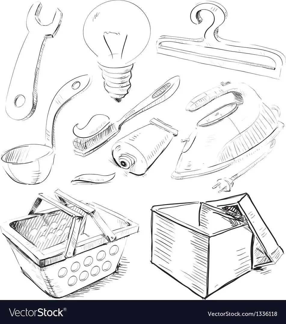 Раскраски мебель старины