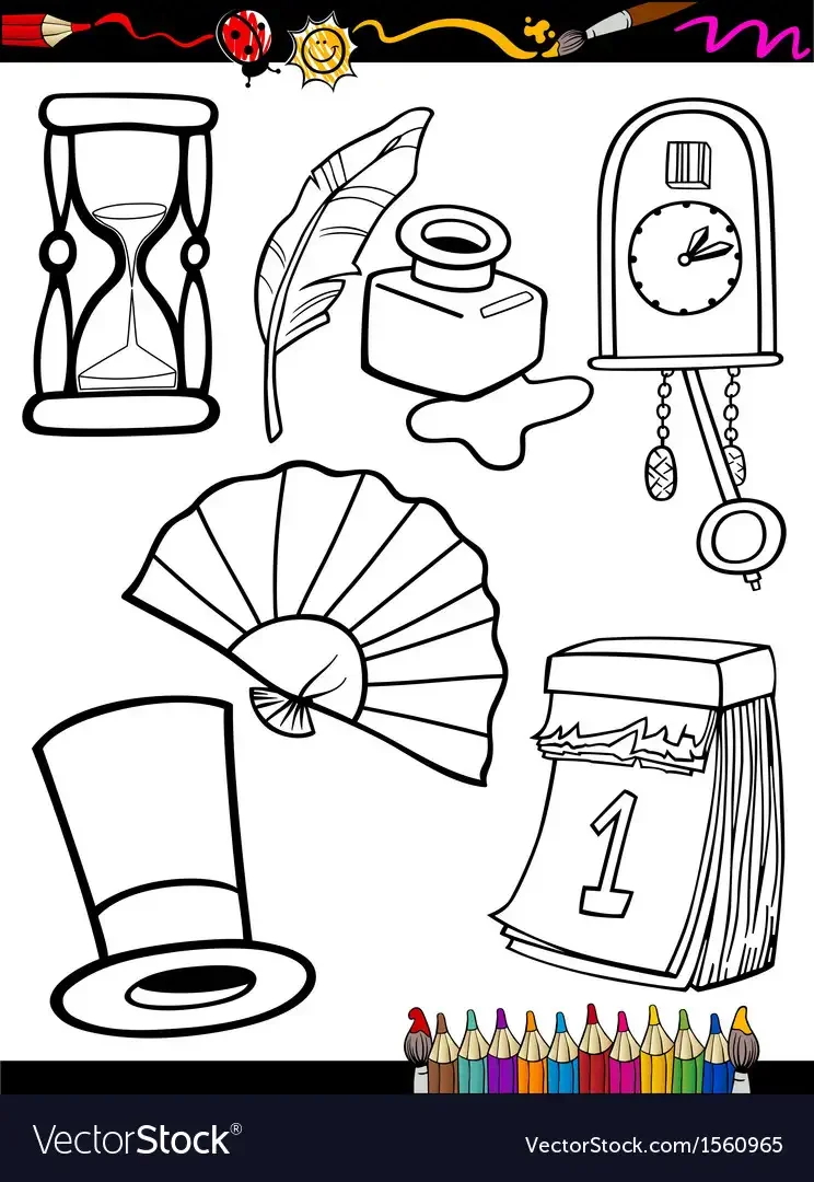 Старинные предметы для рисования