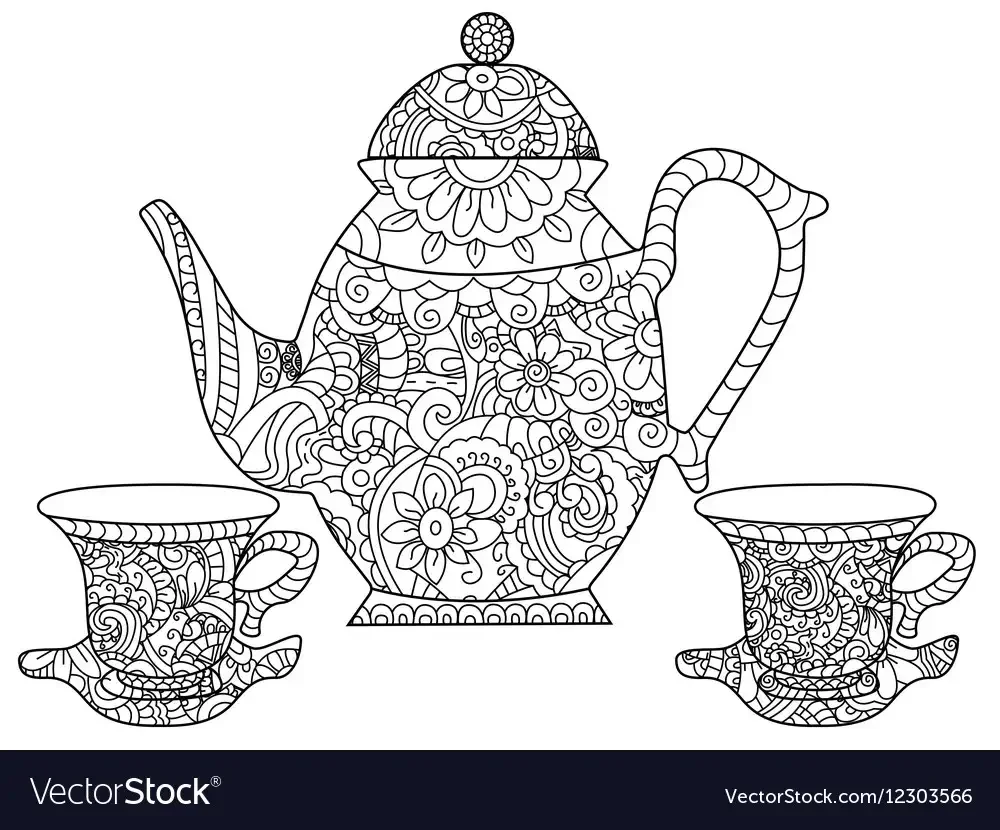 Хохлома раскраска