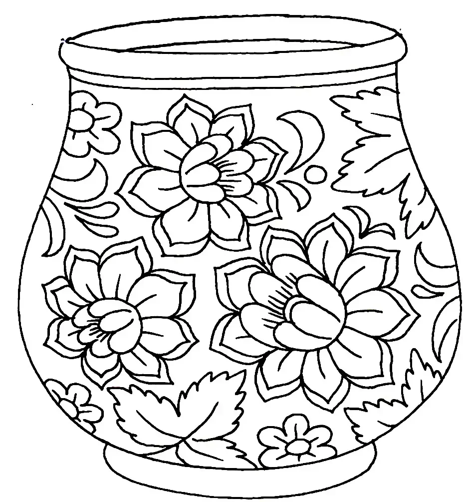 Хохломская роспись раскраска для детей