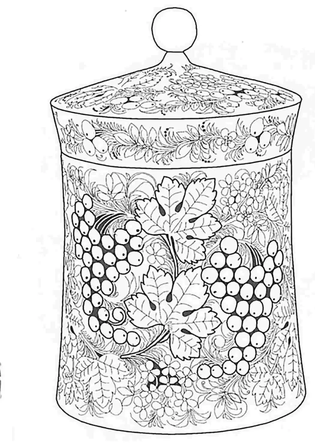 Хохломская ложка раскраска для детей