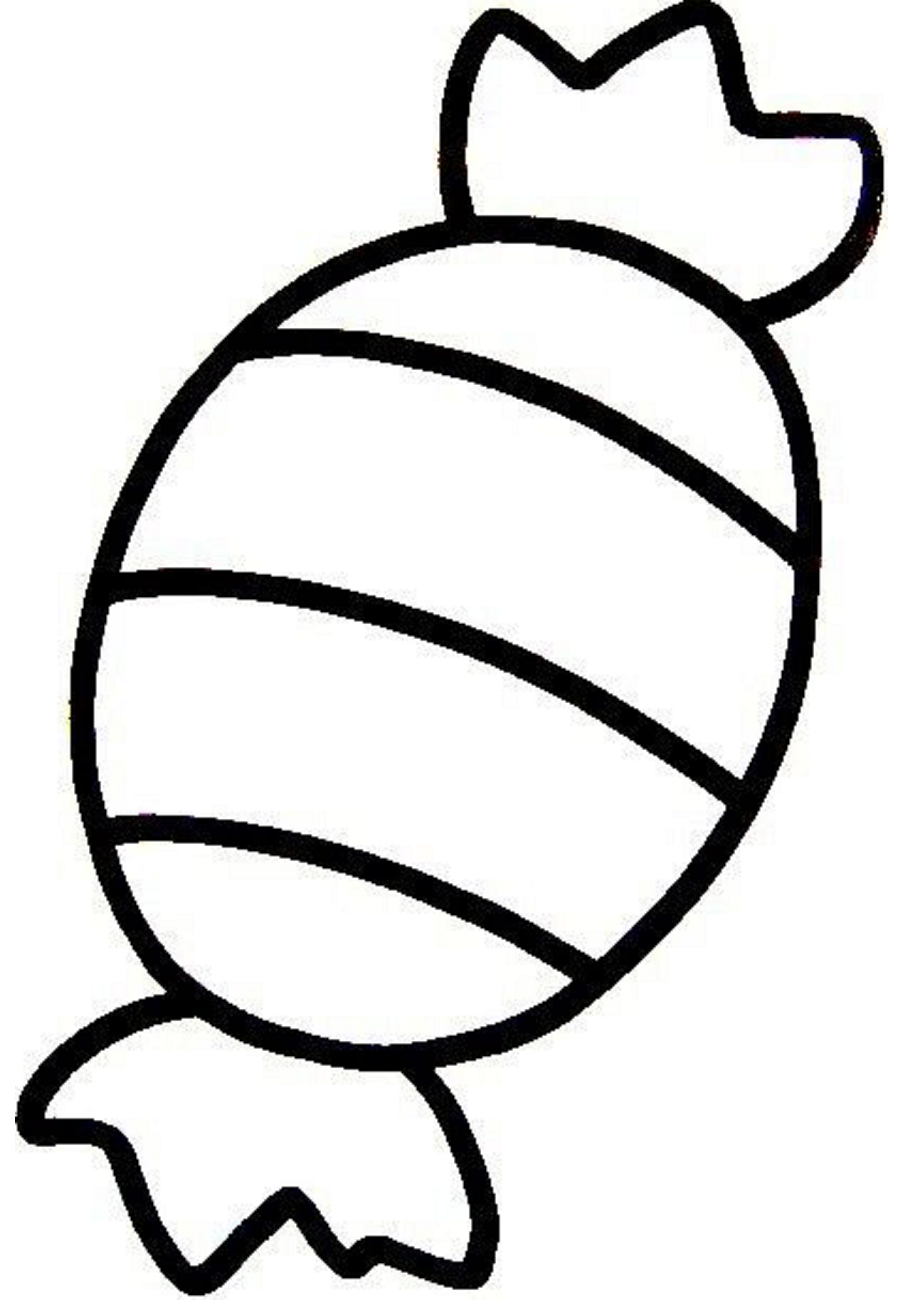 Сладости. Раскраска