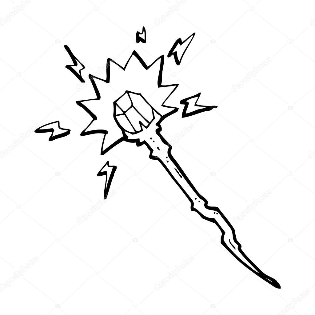 Посох раскраска