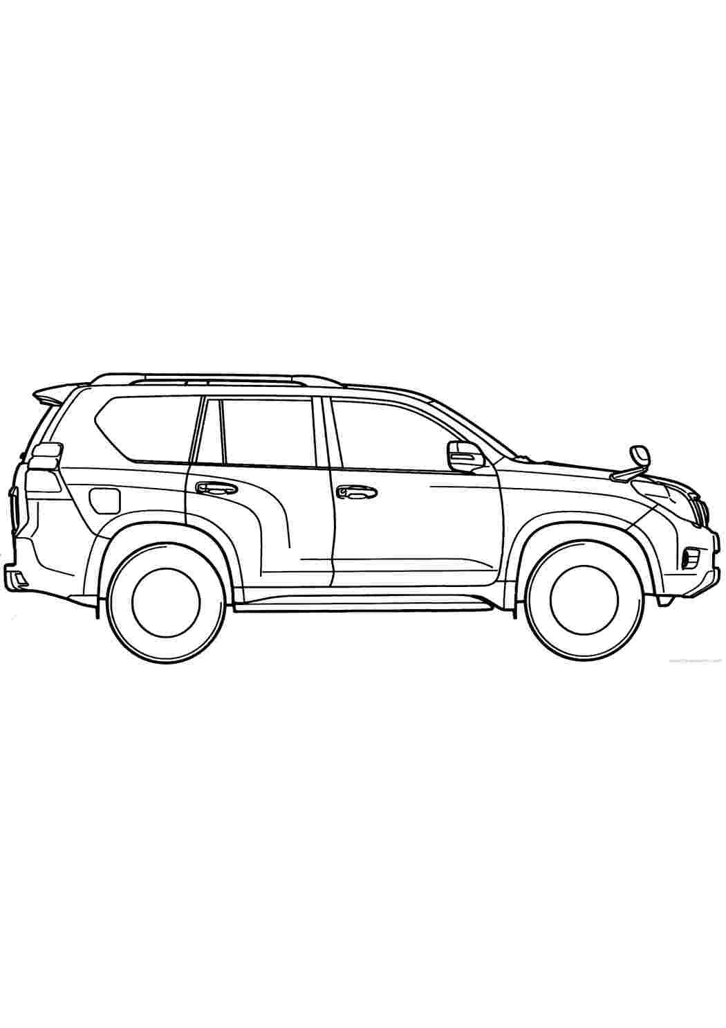 Toyota 4runner outline