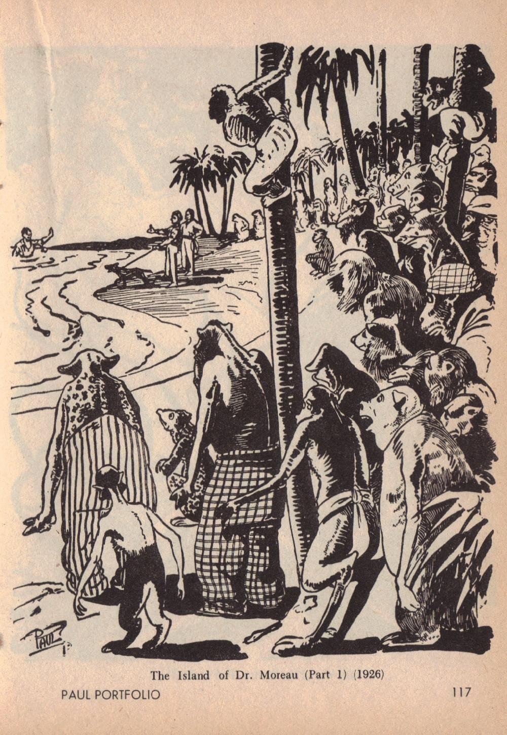 Уэллс остров доктора Моро иллюстрации