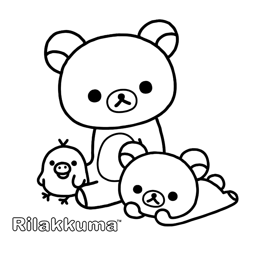 Рилаккума раскраска