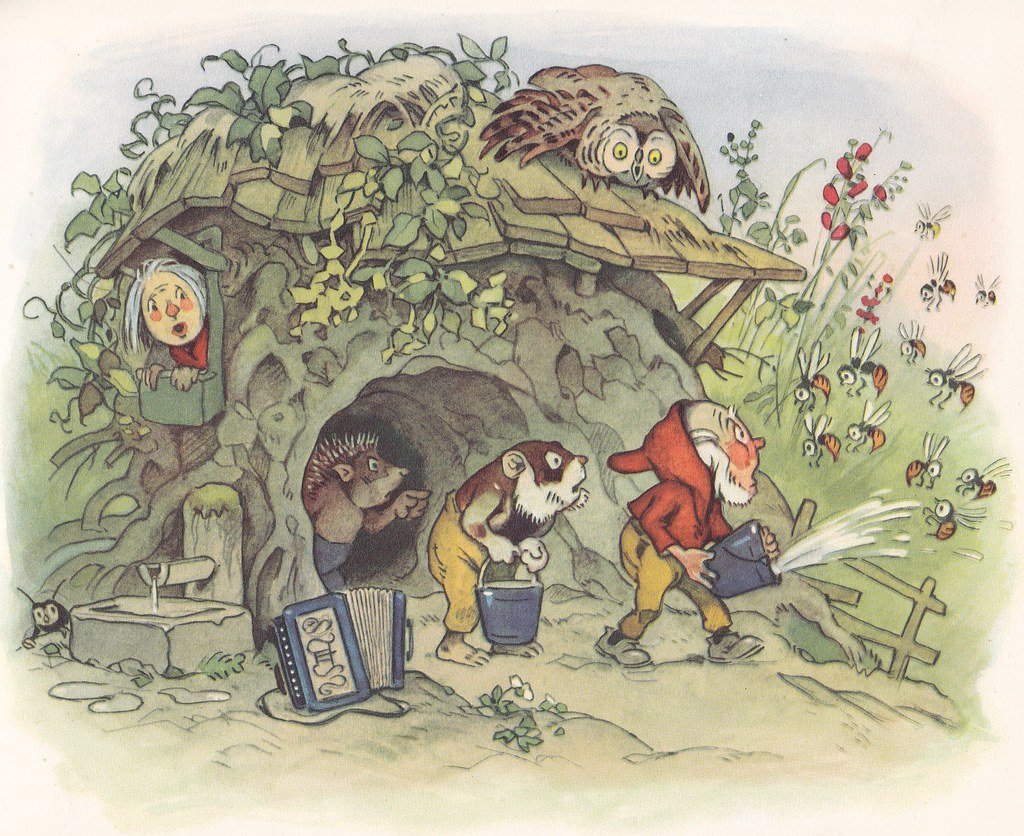 Fritz Baumgarten иллюстрации