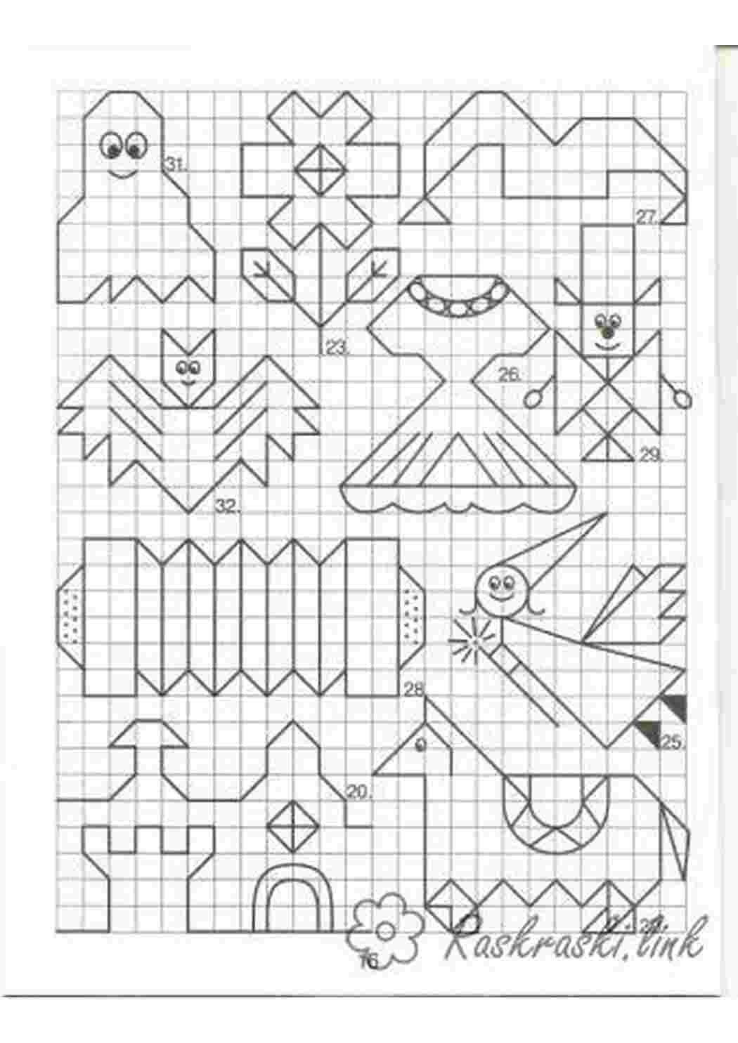 Узоры по клеточкам