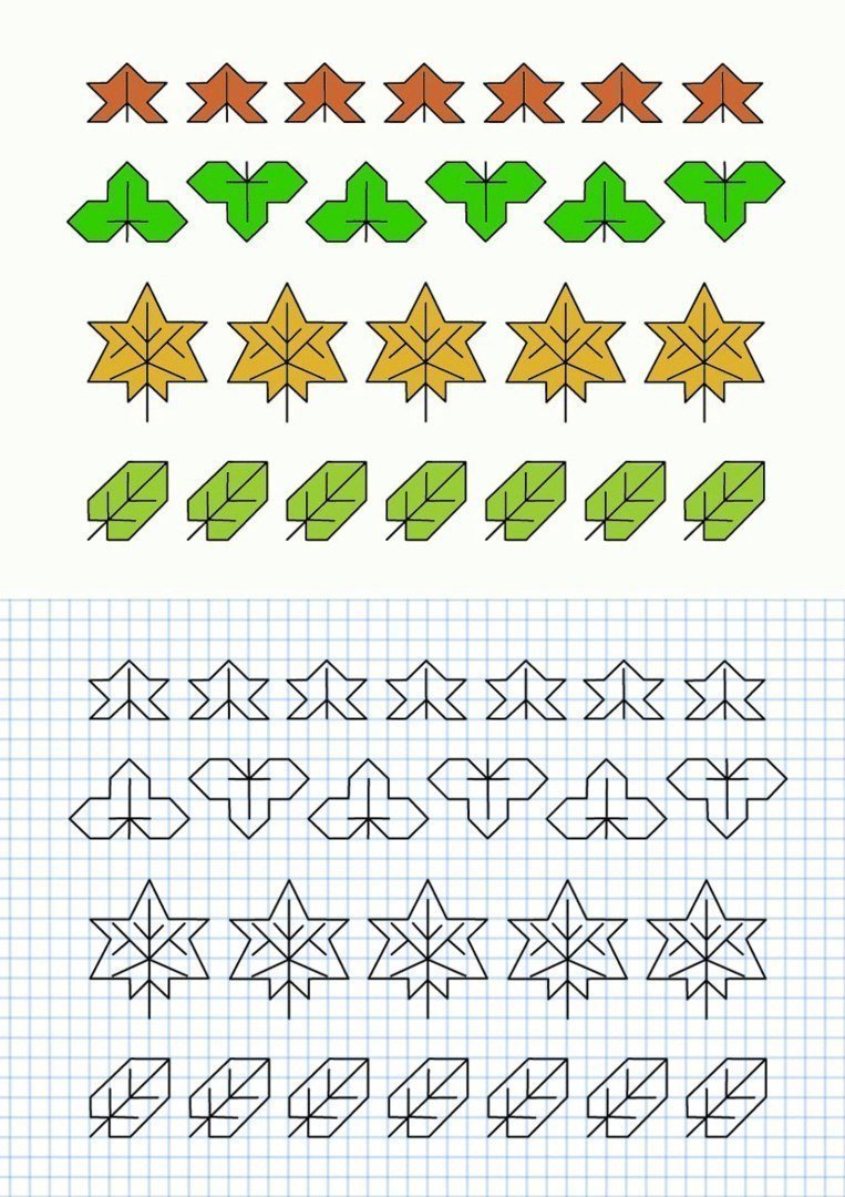 Узоры по клеточкам