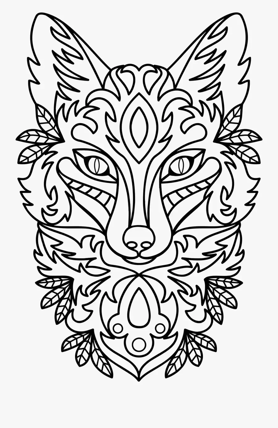 Зентангл хаски