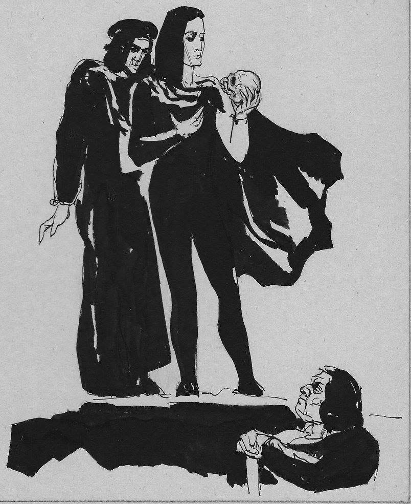 Гамлет иллюстрации Саввы Бродского