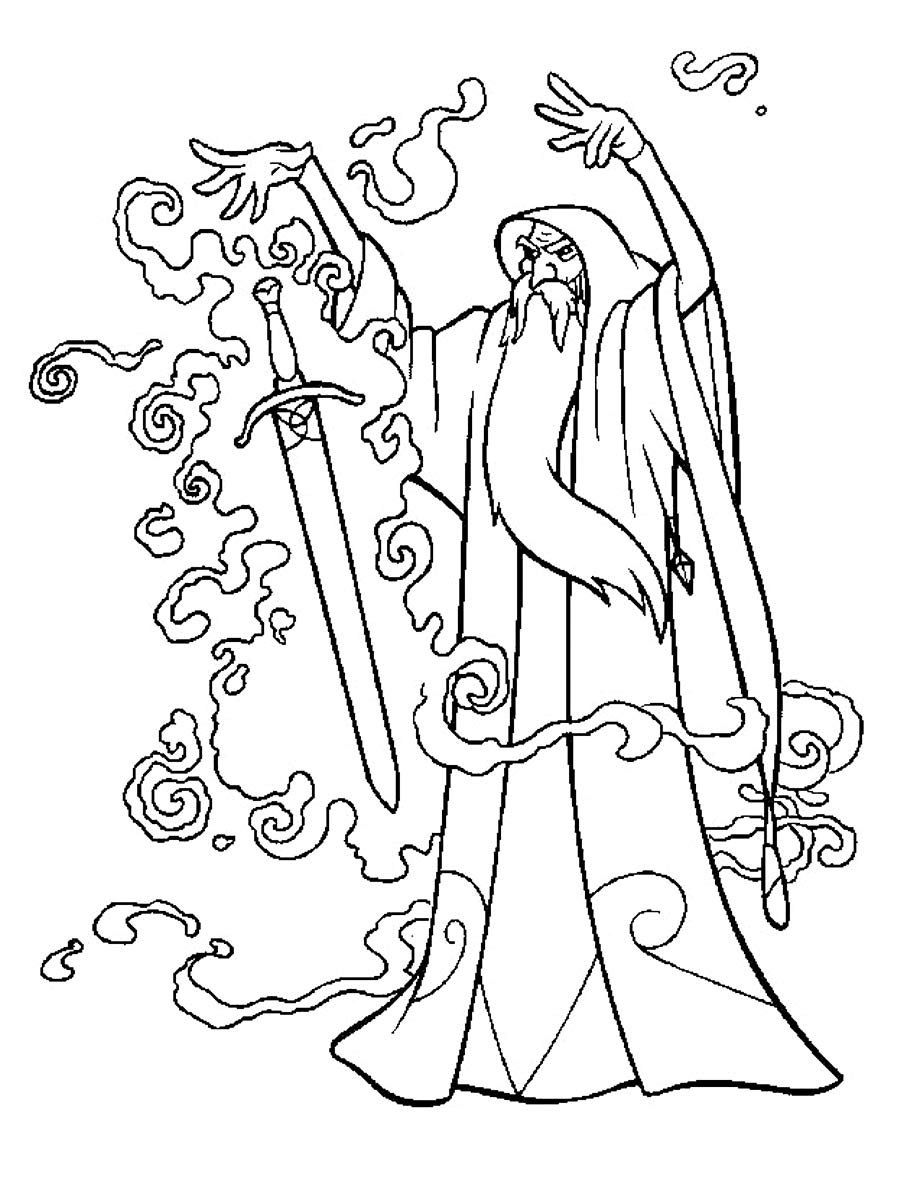 Раскраски Золотая рыбка по сказке а с Пушкина для детей