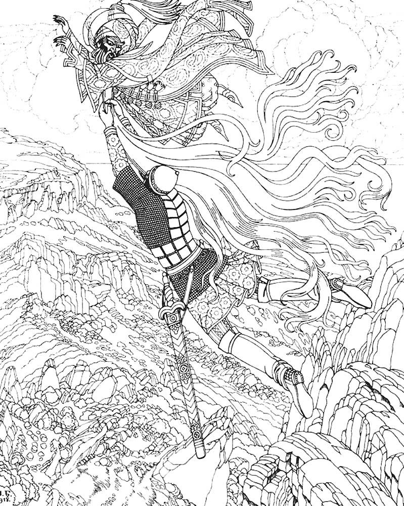 Винсент Ван Гог раскраска