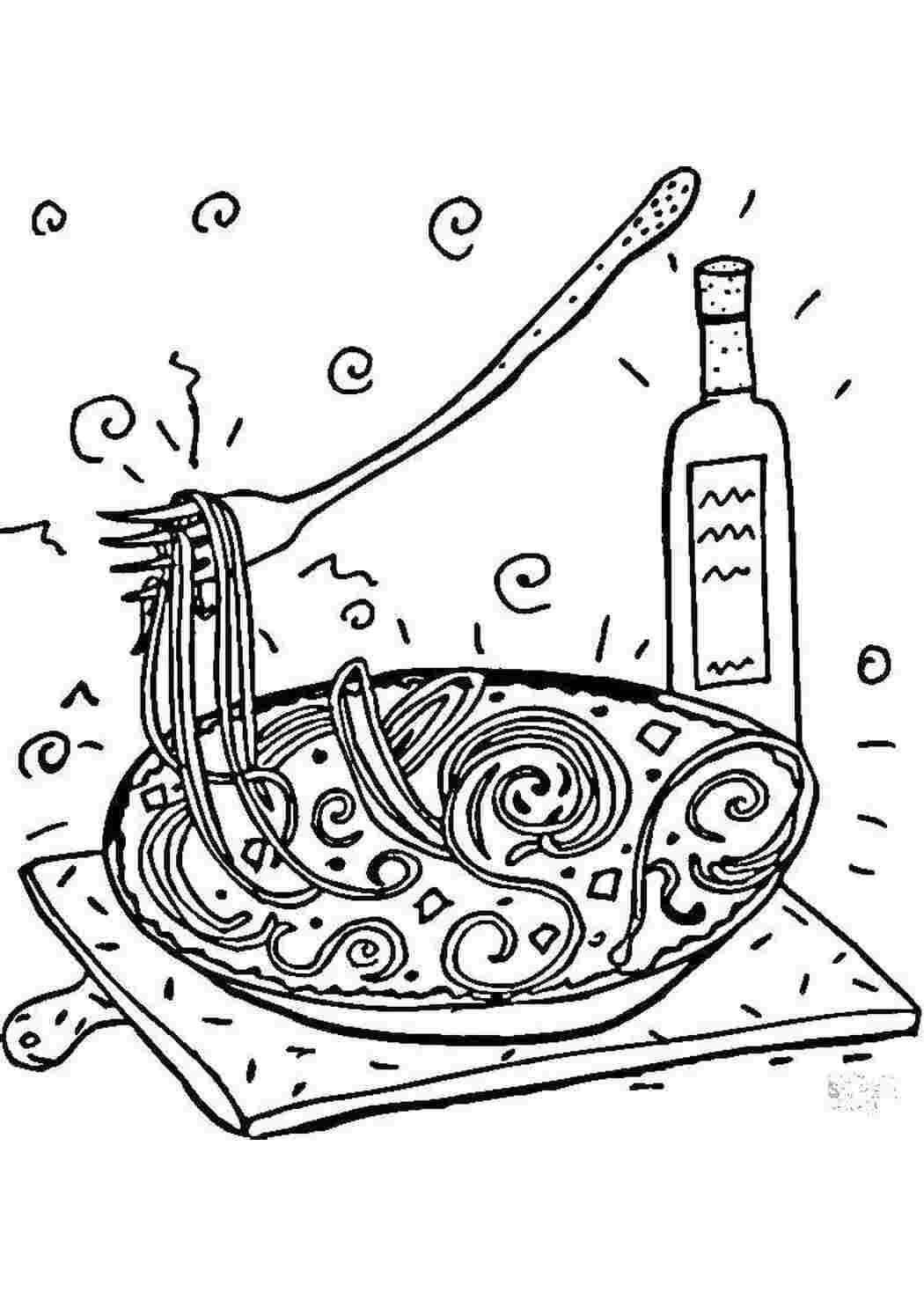 Контурная карта Италии с регионами