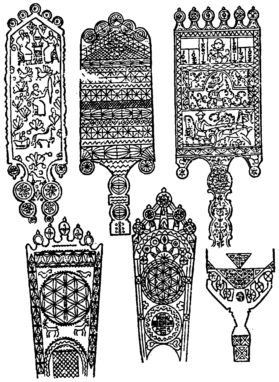 Прялка с колесом