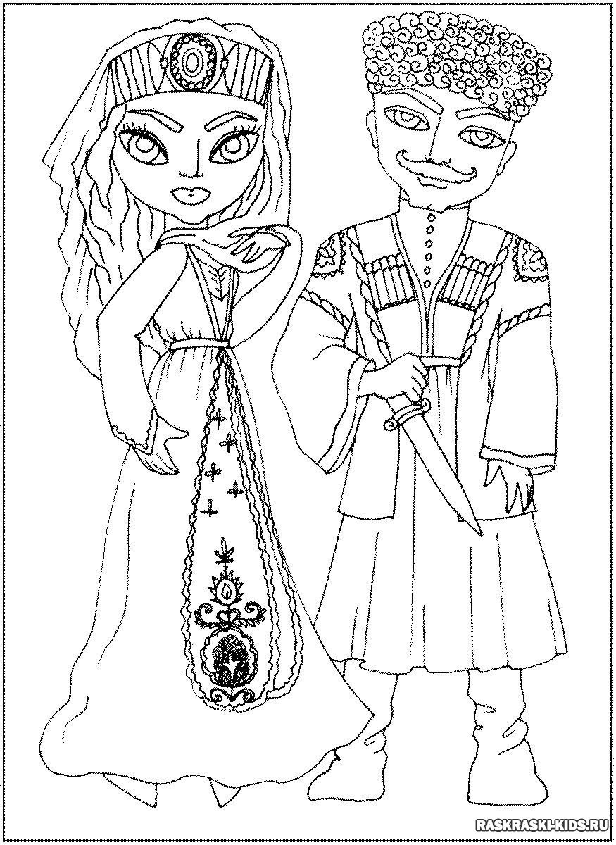 Национальные костюмы народов мира буряты