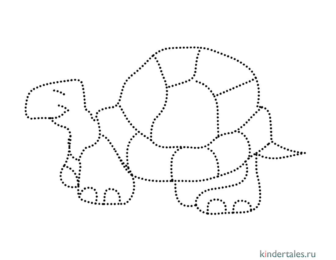 Раскрашивание по точкам для детей