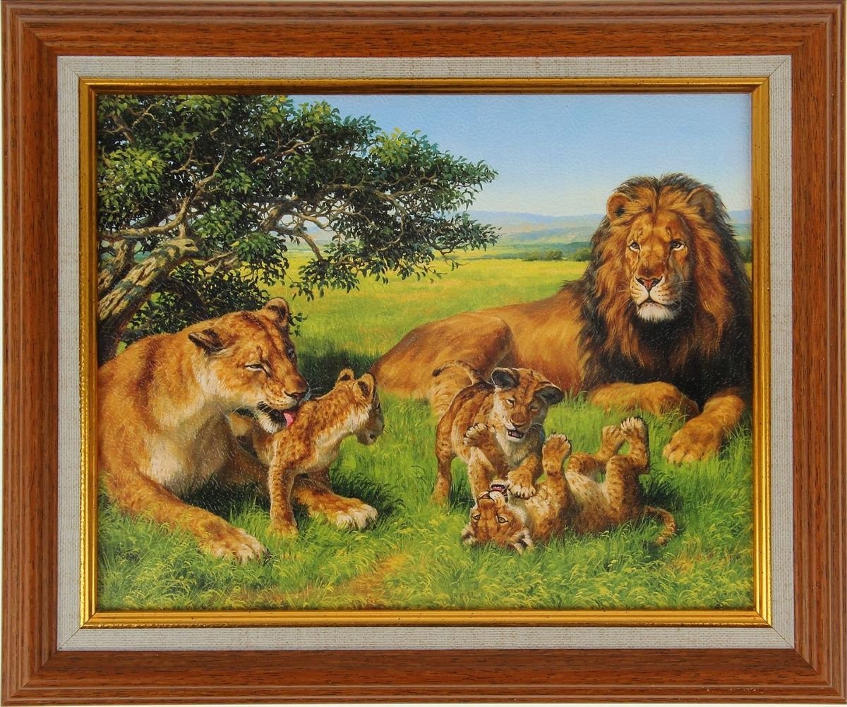 Алмазная мозаика Прайд Львов