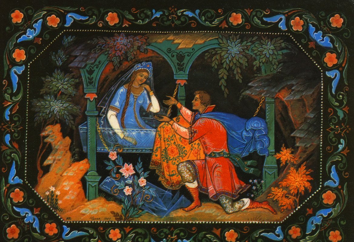 Художники Палеха сказка о мертвой царевне