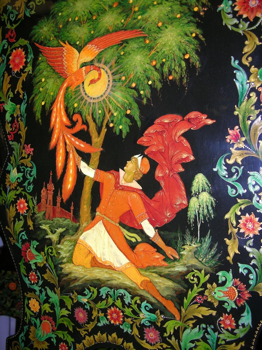 Палехская роспись Иван Купала